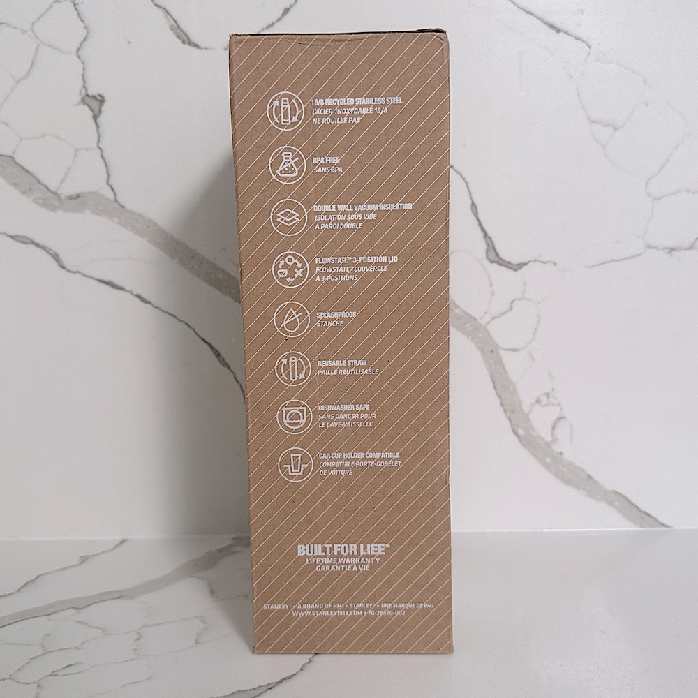 BNIB - Stanley Quencher H2.0 FlowState Stainless Steel Vacuum Insulated Tumbler - Picture 4 of 8